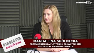 Staszczyk Niezależnie odc 125  Magdalena Spólnicka [upl. by Ahsoyem]