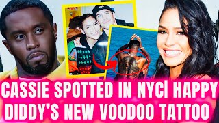 Cassie NOT HidingIn NYC Shopping wFamilyDiddy Gets NEW Haitian Voodoo Tattoo😳 [upl. by Arias]