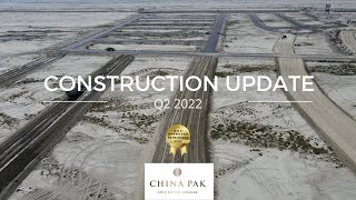 Construction Update  Q2 2022  China Pak Golf Estates Gwadar [upl. by Ihcur339]