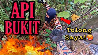 quot ABANG BOMBA JATUH BUKIT HAMPIR DI SAMBAR API quot  KEBAKRAN HUTAN  CELORENG BOMBA [upl. by Aseretairam516]