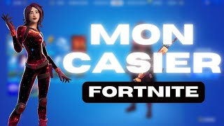 JE vous PRESENTE mon CASIER frotnite [upl. by Tertias]