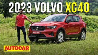 2023 Volvo XC40 B4 review  Mild Child  First Drive  Autocar India [upl. by Nodnnarb42]