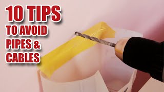 10 TIPS to avoid Pipes and Cables in Walls [upl. by Yentterb]