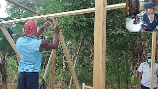 WORKING ON LESTER MARTIN HOUSE PREPARING TO ROOF AND PLY BOARD UP THE SMALL HOUSE [upl. by Velma]