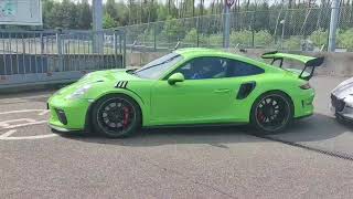 Porsche GT3 RS sound circuit [upl. by Yecak520]