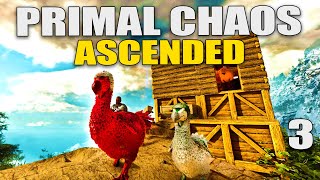 LE SNOWBALL COMMENCE AVEC MES DODO ALPHA ET BETA SUR ARK ASCENDED PRIMAL CHAOS FR  JOUR 3 [upl. by Narhem]