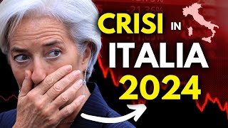 ITALIA in crisi entro il 2024 Cosa sta succedendo alla nostra economia [upl. by Dalis954]