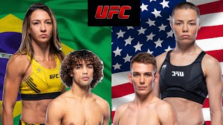 UFC VEGAS 89 RIBAS VS NAMAJUNAS  BEST BETS  PARLAYS  FULL CARD PREDICTIONS ufc freebets mma [upl. by Spense]