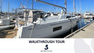 NEW 2024 Beneteau Oceanis 401 Walkthrough Tour [upl. by Airdnua612]