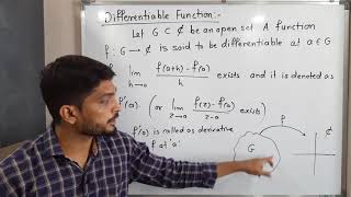 Complex Analysis  Unit 1  Lecture 37  Definition of Differentiable Function [upl. by Jose970]