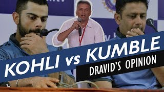 Rahul Dravid Talks About Anil Kumble  Virat Kohli Spat  Cricket Controversy [upl. by Caresa]