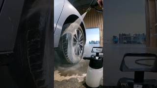 One of the best wheel cleaner automobile detailing asmr suv [upl. by Salita]