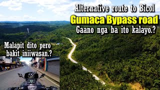 GUMACA BYPASS ROAD GAANO NGA BA ITO KALAYO COMPARE SA MAHARLIKA HIWAY PAUWI NG BICOL [upl. by Adnwahsor]