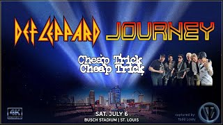 Journey  quotKeep On Runninquot  4K Live  St Louis Missouri  Busch Stadium [upl. by Grefe]