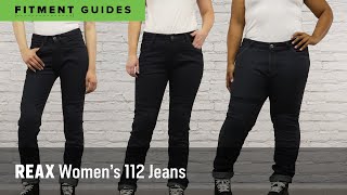 REAX Womens 112 Jeans Fitment [upl. by Lilaj230]