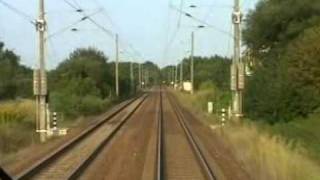 Railway cab ride Stralsund to Sassnitz 46 [upl. by Norod]