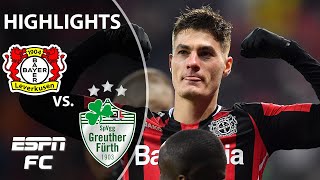 Schick scores FOUR as Leverkusen destroys Greuther Furth 71  Bundesliga Highlights  ESPN FC [upl. by Orvan662]