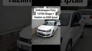 Volkswagen Polo 6R 12TDI 75HP 180NM Yazılım Sonrası 100HP 240NM ve EGR İptali vw polo 12tdi [upl. by Augustin]