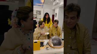 Jeetendra kapoor Ji celebrate golden jubilee with whole family 🥰 jeetendra shorts vairalvideo 1m [upl. by Nassah]