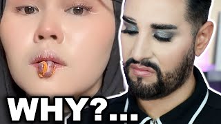 Are We Still Doing This In 2024  Pro MUA reacts to Makeup hacks [upl. by Able]