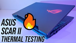 ASUS Scar II GL504GS Thermal Testing Undervolting and Overclocking [upl. by Artimas]