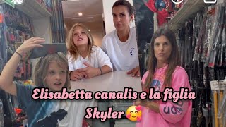 la canalis e GUARDATE la figlia SYLER 😍 [upl. by Rick990]