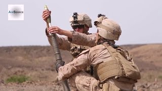 US Marines M224 60mm Lightweight Mortar Live Fire Exercise [upl. by Hindu715]