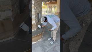 Concrete Sealer Spray in Action working constructionwork concretesealer [upl. by Kincaid]