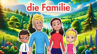 Dialog auf Deutsch Meine Familie 👵👴  Deutsch lernen A1 A2 B1 🇩🇪 [upl. by Brody]