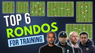 6 Best Soccer Rondo Drills to IMPROVE Your Team [upl. by Anaeed]