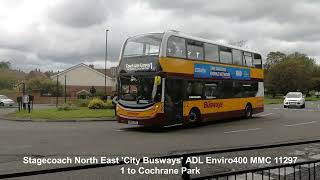 Cowgate amp Slatyford  11297 110646 63  Cumbria Coaches YIL 5544  Barnes Coaches BF23 CEUMickey P [upl. by Rephotsirhc]