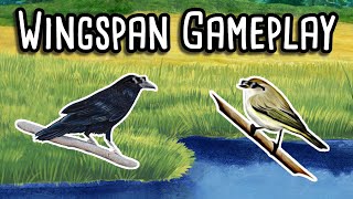 Wingspan Gameplay  Chiffchaff vs Raven [upl. by Laurel544]