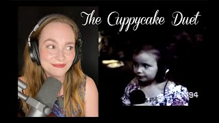 Singing with myself at age 3  The Cuppycake Song [upl. by Nerol]