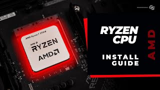 AMD Ryzen AM4 CPU Installation For Beginners  CPU Cooler [upl. by Landahl]