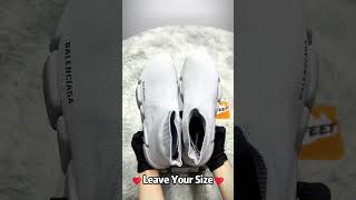 2024 Real VS Fake Balenciaga Speed 10 Sneakers unboxing checking [upl. by Ahsak435]