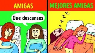 11 Diferencias Entre Amigos Y Los Mejores Amigos [upl. by Georgine]