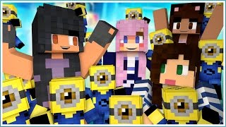 Minecraft Minions Hide n Seek  Ladies Play [upl. by Atila]