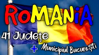 Cele 41 De Județe Ale României [upl. by Merrick875]