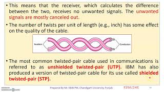 MODULE 1  TOPIC 17  TRANSMISSION MEDIA [upl. by Belita]