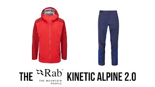 Spotlight Rab  Kinetic Alpine 2 0 Jacket and Pant [upl. by Luisa]