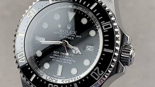 Rolex SeaDweller Deepsea 116660 Rolex Watch Review [upl. by Rihsab393]