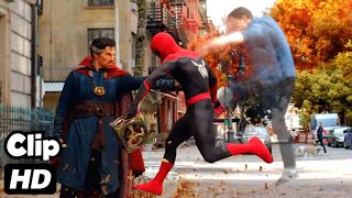 Spiderman VS Dr Strange Fight Scene Mirror Dimension Hindi SpiderMan No Way Home Movie Clip 4K HD [upl. by Nolrac]