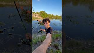 Catching Small Peacock Bass En Español 😆 fishing florida viralvideo shorts [upl. by Noach]