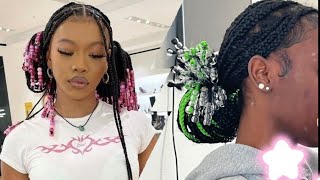 💗Style ideas for braids with beads💗 [upl. by Yert414]