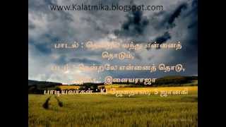 Thendral Vandhu Ennaith Thodum Tamil Karaoke For Male Singers [upl. by Rebhun]