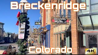 Breckinridge Colorado  City Tour amp Drive Thru [upl. by Hildagard]