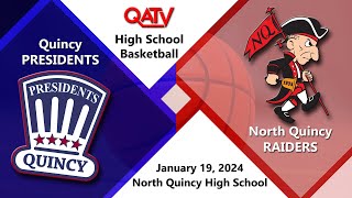 LIVE Quincy vs North Quincy Basketball January 19 2024 [upl. by Ania]