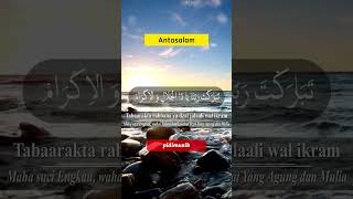 quotANTASSALAMquot Full Lirik  اَنْتَ السَّلَام   Sholawat Merdu  By Ai Khodijah shorts antassalam [upl. by Akenahc]