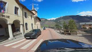 🇫🇷🚙 driving france 4K 🏞 Savoie Courchevel Moriond BrideslesBains Moûtiers 💡 HDR [upl. by Zeuqirdor]