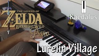 Lurelin Village  Piano Zelda Breath of the Wild [upl. by Lawry]